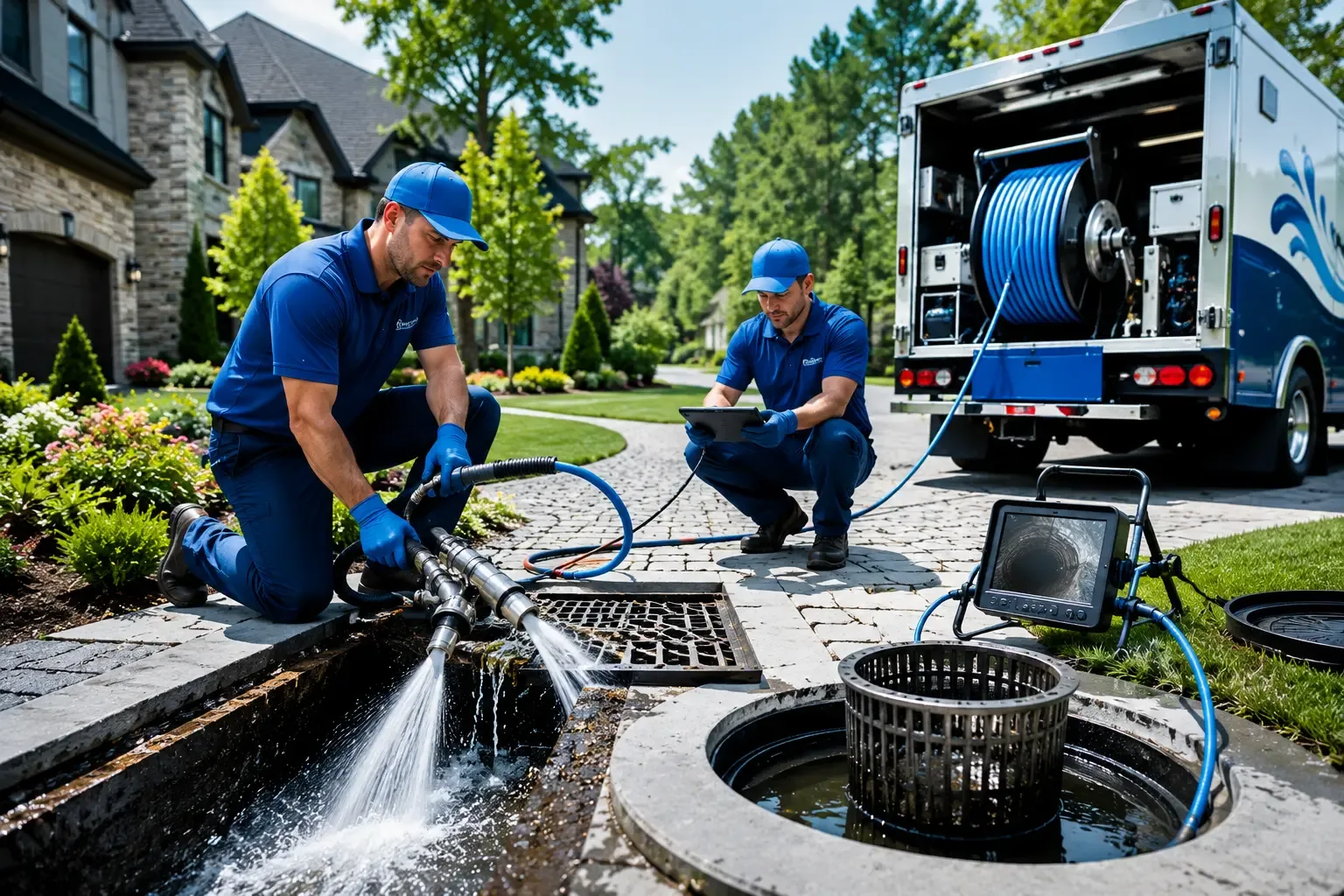 Local outdoor drain cleaning professionals in Effingham, NH